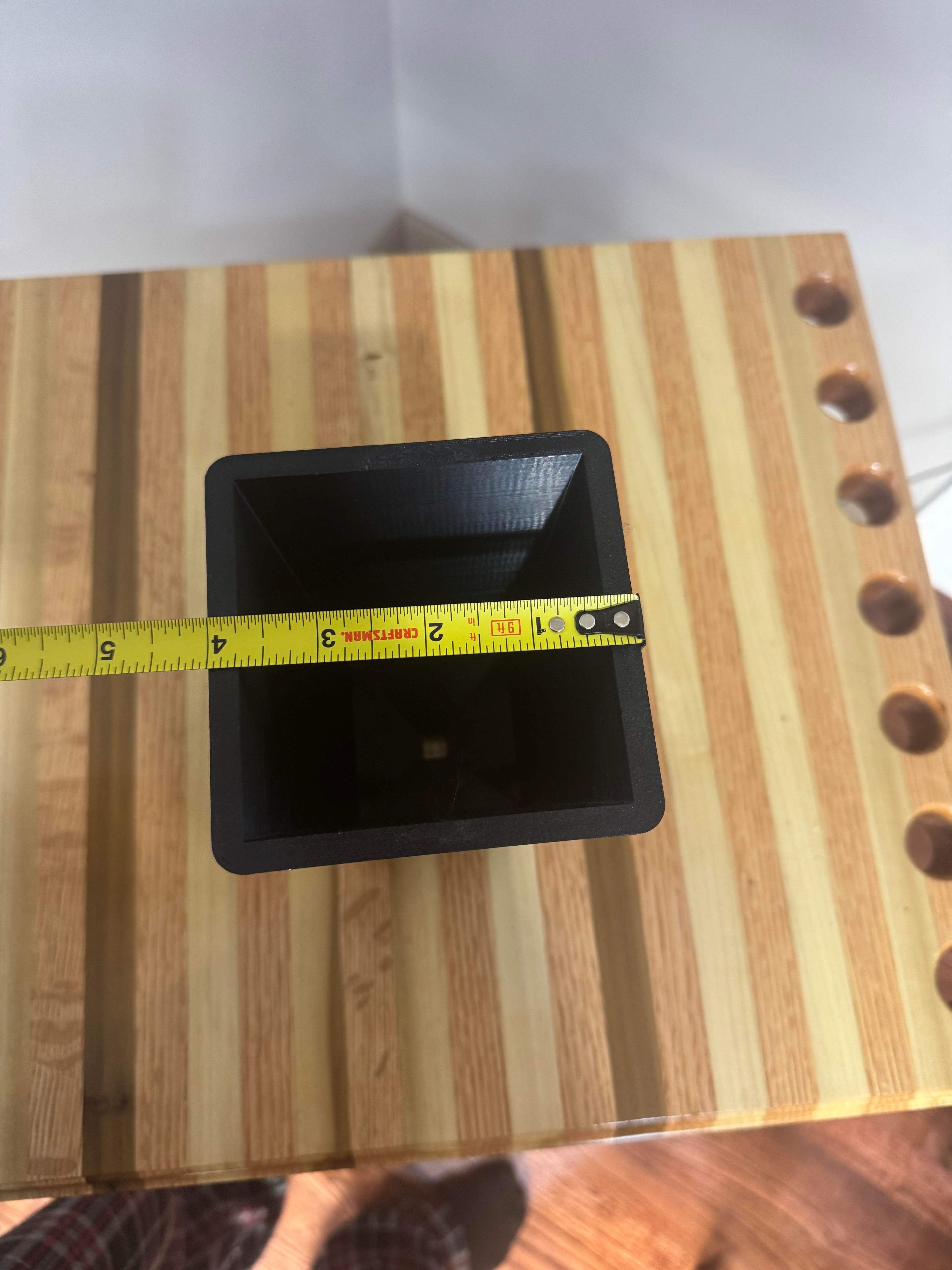 4" tower style cascade bonsai pot