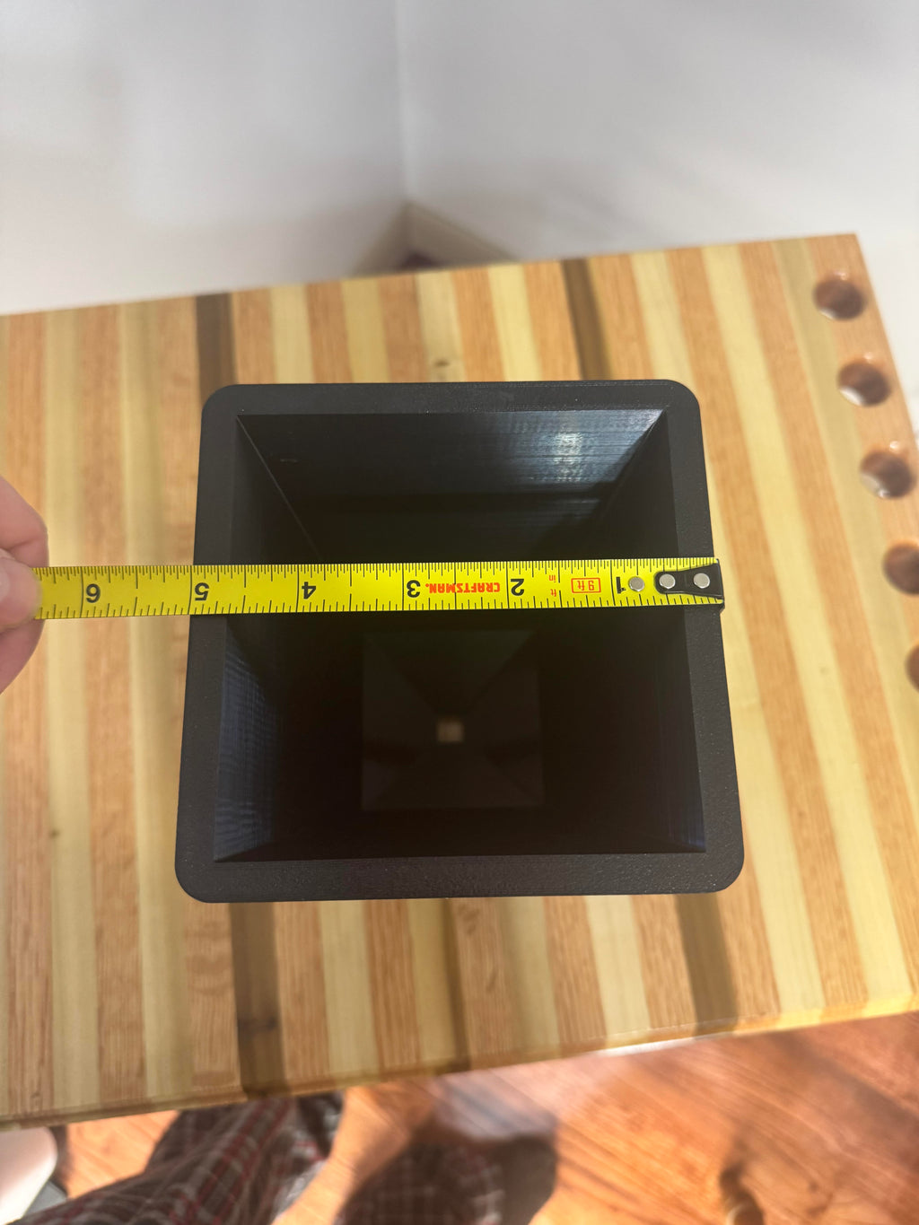 5" tower design cascade bonsai pot plastic