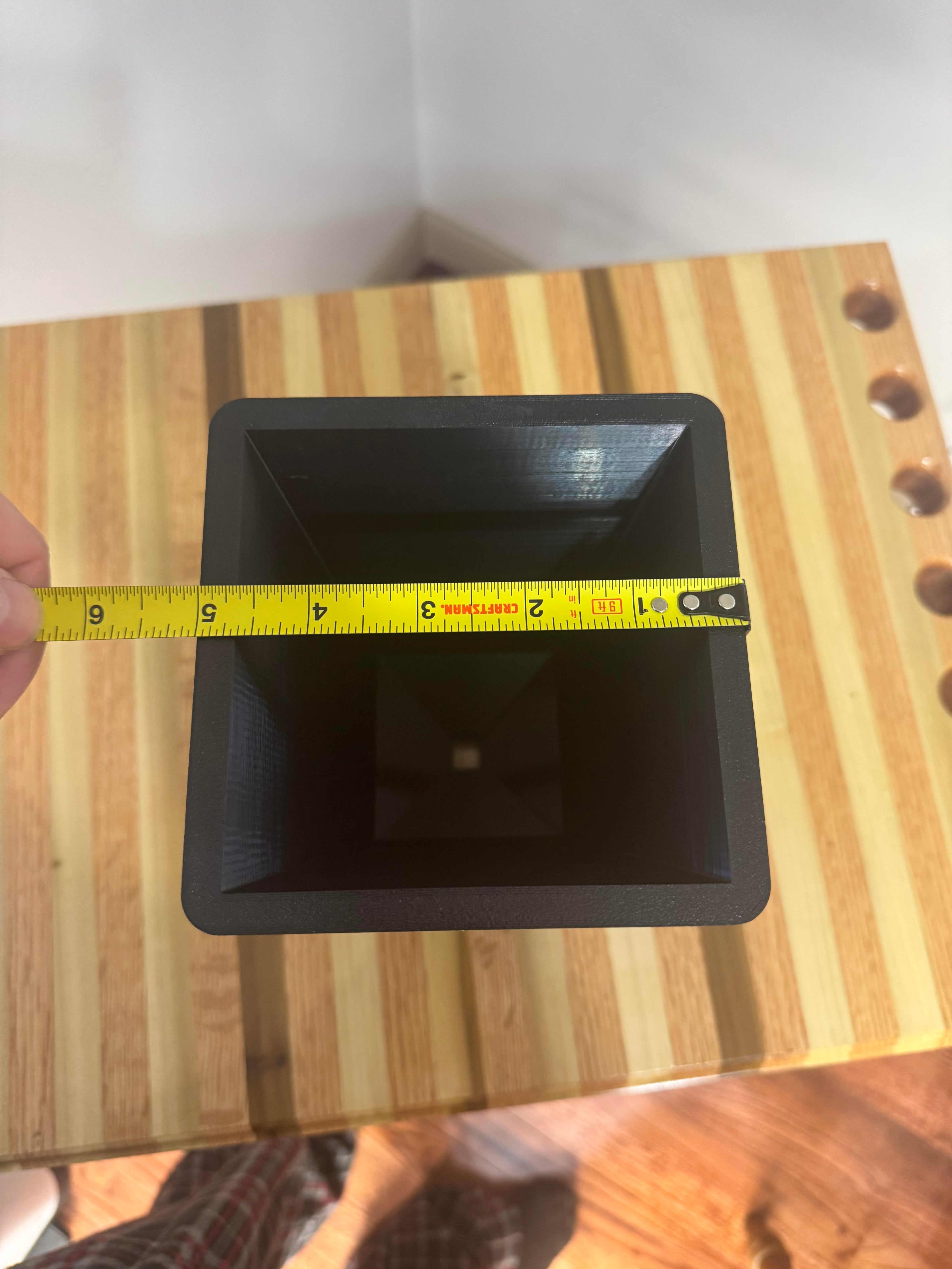 5" tower design cascade bonsai pot plastic
