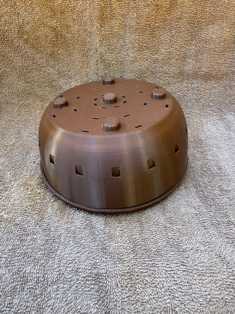 5" tower design cascade bonsai pot plastic