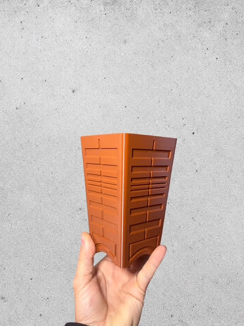 3" tower design cascade bonsai pot plastic